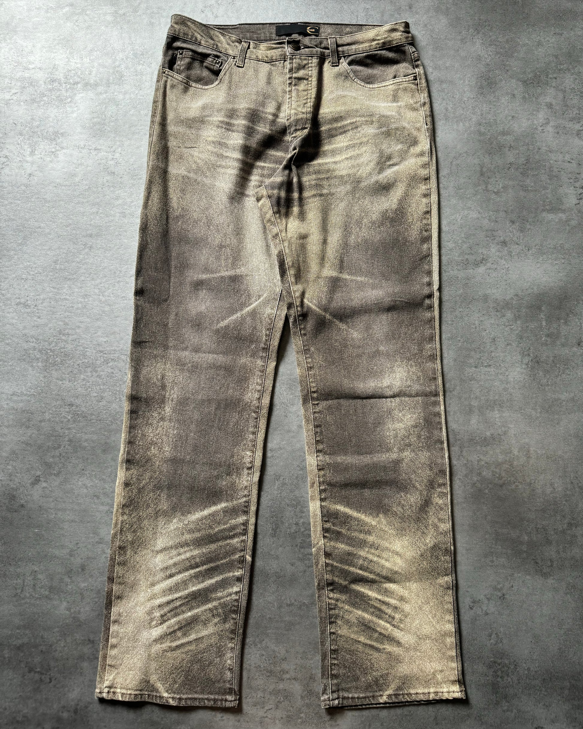 SS2004 Cavalli Faded Brown Sand Desert Pants (L) - 3