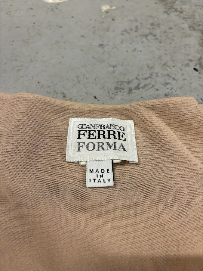 Gianfranco Ferré Animal Print V-Neck T-Shirt SecFNCH 5