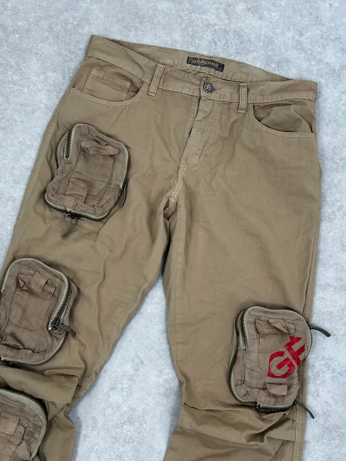 Gianfranco Ferré Beige Multi-Pockets Cargo Pants OxnSSIM 5