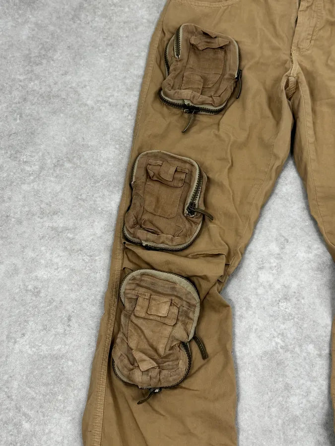 Gianfranco Ferré Beige Multi-Pockets Cargo Pants OxnSSIM 7