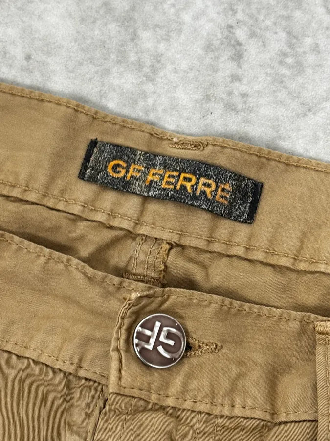 Gianfranco Ferré Beige Multi-Pockets Cargo Pants OxnSSIM 10