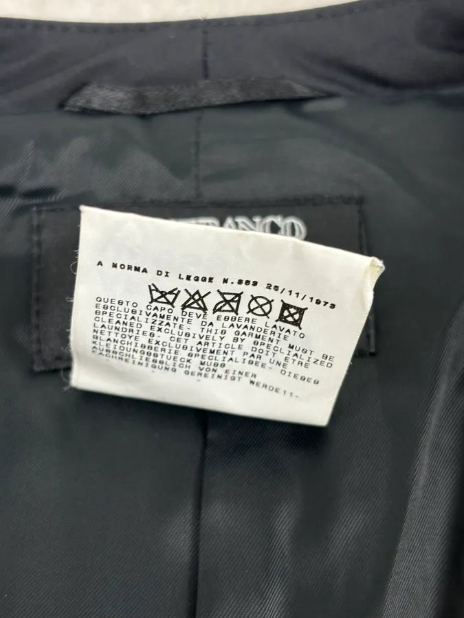 2000s Gianfranco Ferré Black Faux Fur Zip-up Jacket zNQiUDu 9