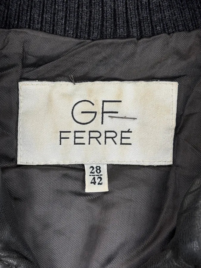 2000s Gianfranco Ferré Black Moto Leather Jacket xWhfXdV 10