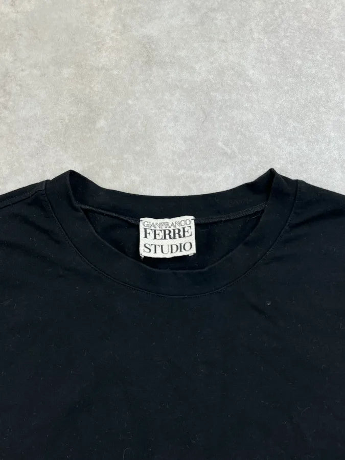 Gianfranco Ferré Black Minimalist Longsleeve NEDhXMb 6