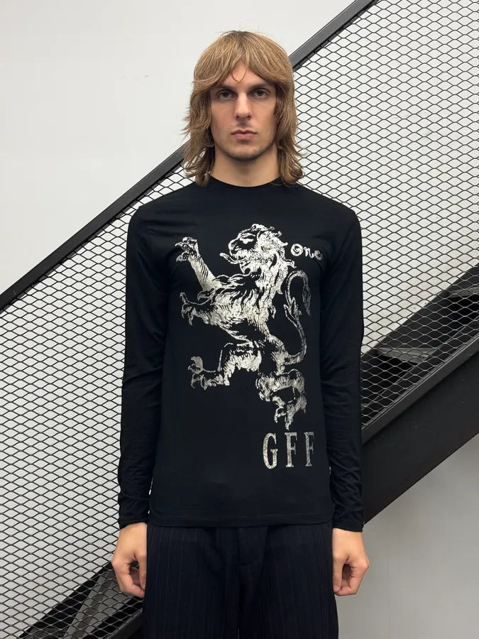 Gianfranco Ferré Black Monarchic Lion Longsleeve aOcPrxS 2