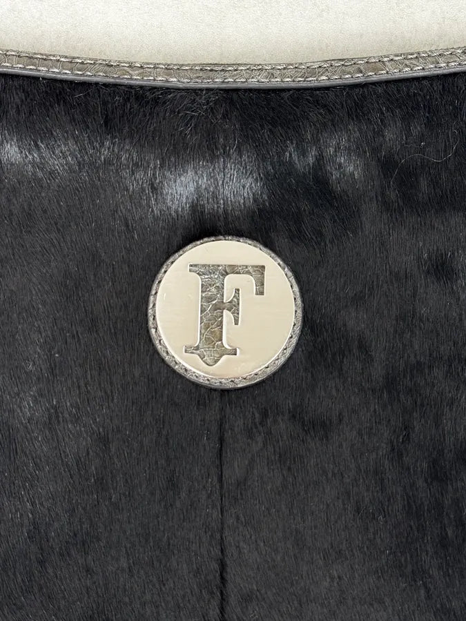 Gianfranco Ferré Black Pony Hair Shoulder Bag rzLABBr 8