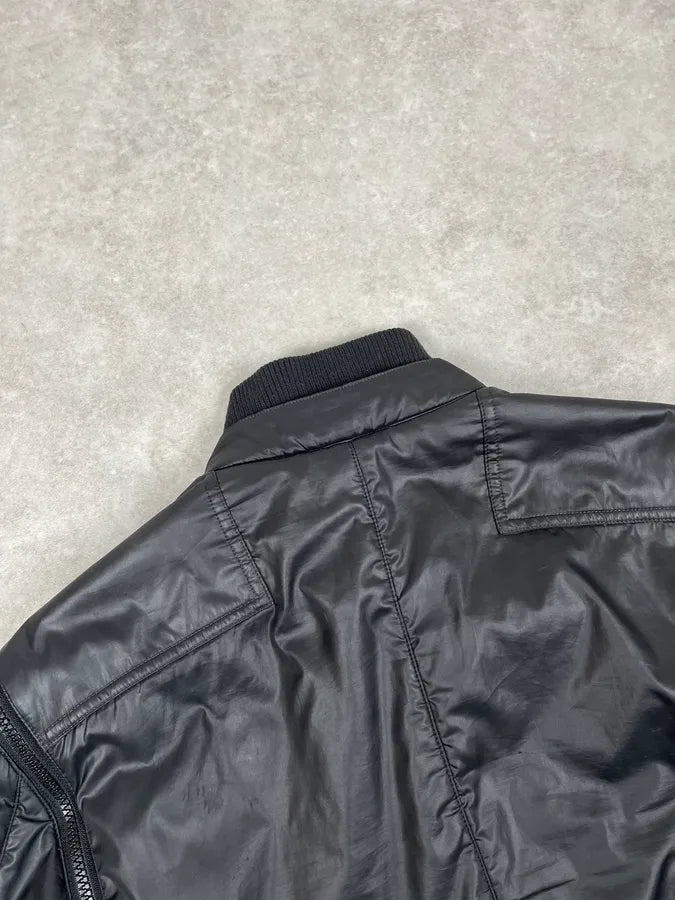 Gianfranco Ferré Black Signature Nylon Jacket with Detachable Sleeves qjHdHXf 6