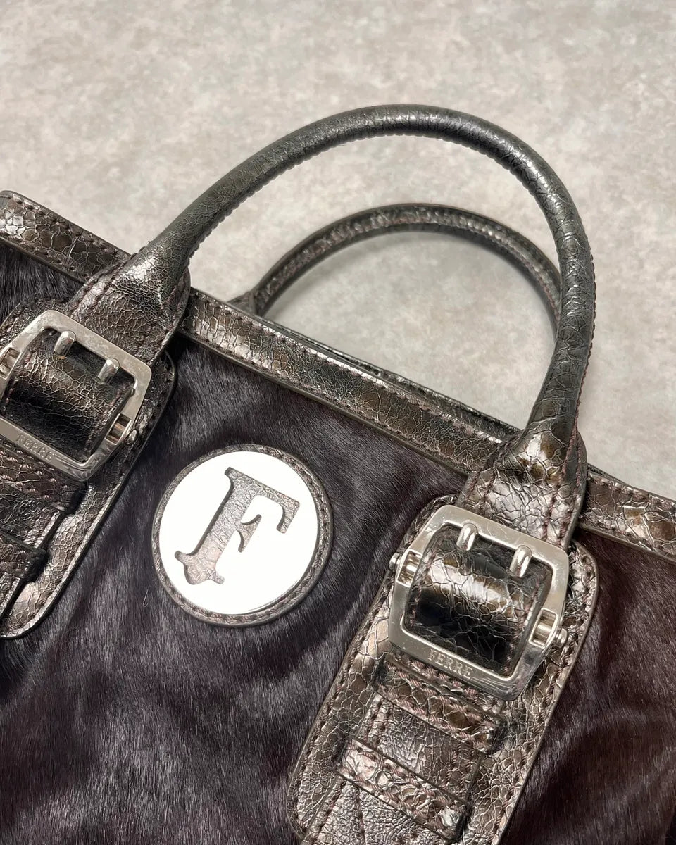 Gianfranco Ferré Brown Pony Hair Handle Bag RJePkZc 2