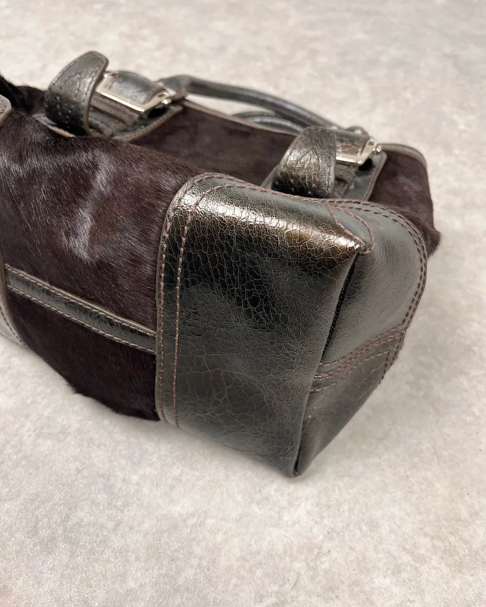 Gianfranco Ferré Brown Pony Hair Handle Bag RJePkZc 3