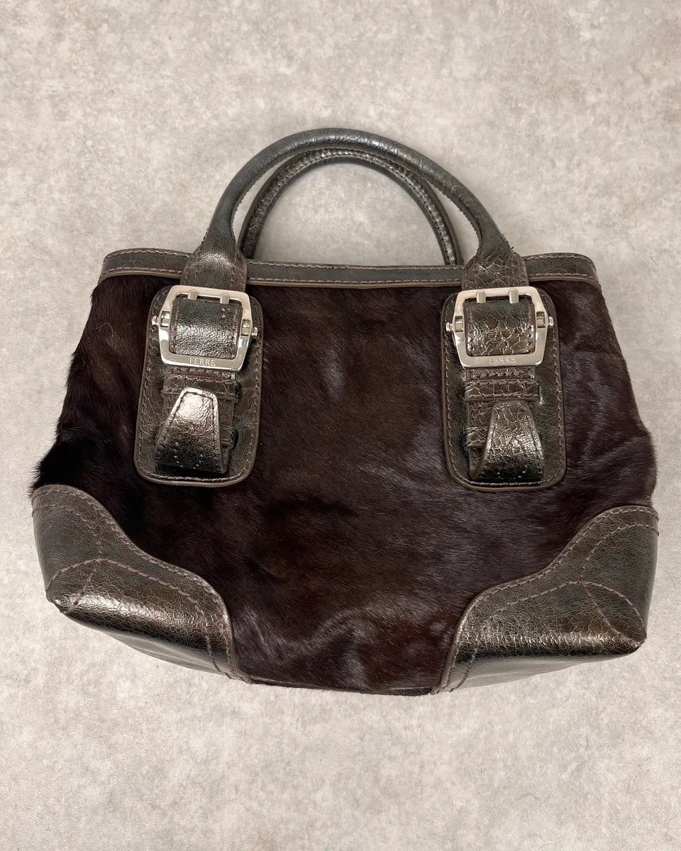 Gianfranco Ferré Brown Pony Hair Handle Bag RJePkZc 4