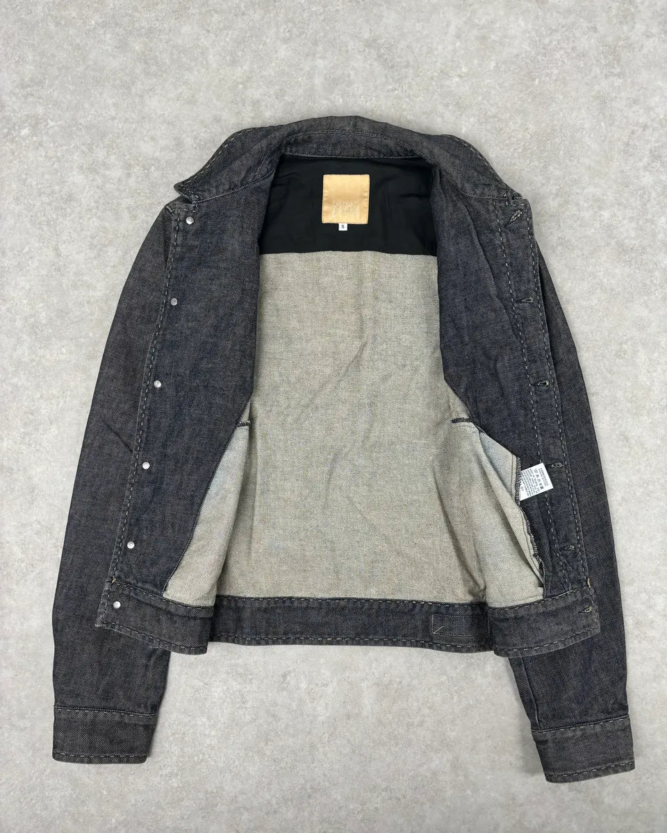 2000s Gianfranco Ferré Dark Blue Denim Jacket  HLEjtJR 8