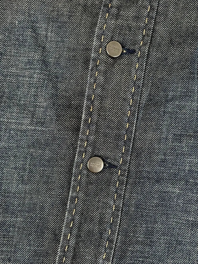 2000s Gianfranco Ferré Dark Blue Denim Jacket  HLEjtJR 10