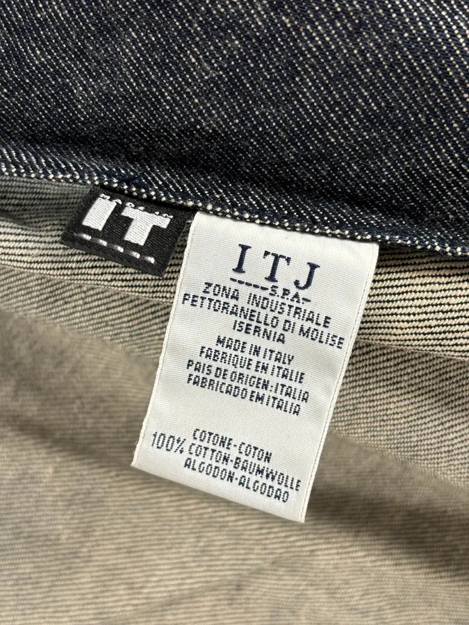 2000s Gianfranco Ferré Dark Blue Denim Jacket  HLEjtJR 12