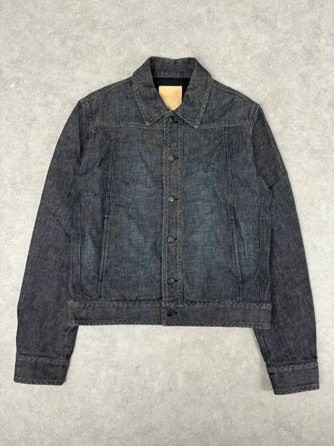 2000s Gianfranco Ferré Dark Blue Denim Jacket  HLEjtJR 2
