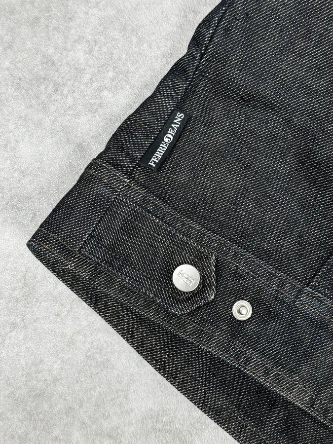 AW2005 Gianfranco Ferré Dark Grey Minimalist Denim Jacket uQJLRQH 8