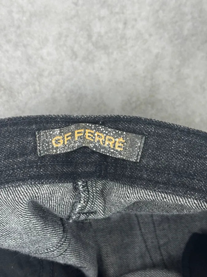 Gianfranco Ferré Dark Printed Denim Jeans FuhqpyU 9