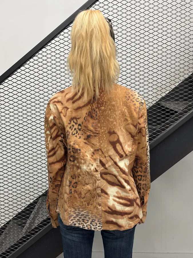 2000s Gianfranco Ferré Leopard Animal Overshirt  XDSTsPj 2