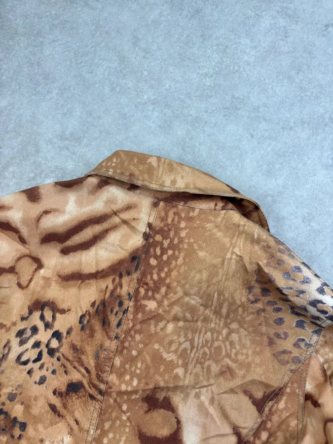 2000s Gianfranco Ferré Leopard Animal Overshirt  XDSTsPj 5