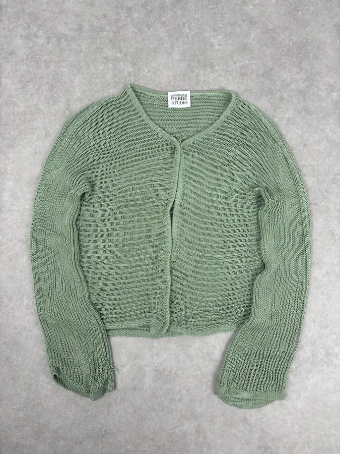 Gianfranco Ferré Light Green Cardigan AGihvqp 2