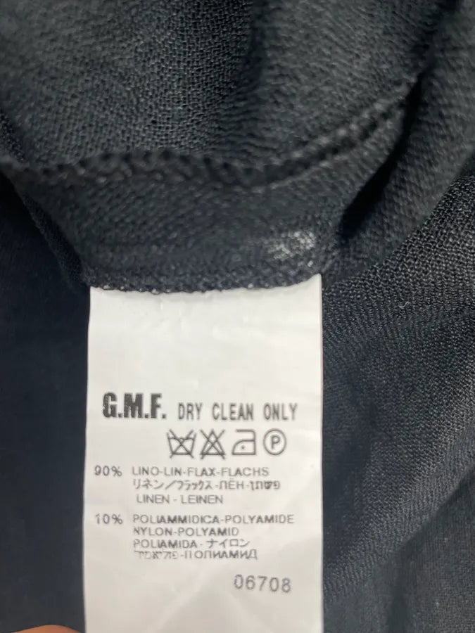 Gianfranco Ferré Black Linen Embroidered Maxi Dress gVTtzbZ 9