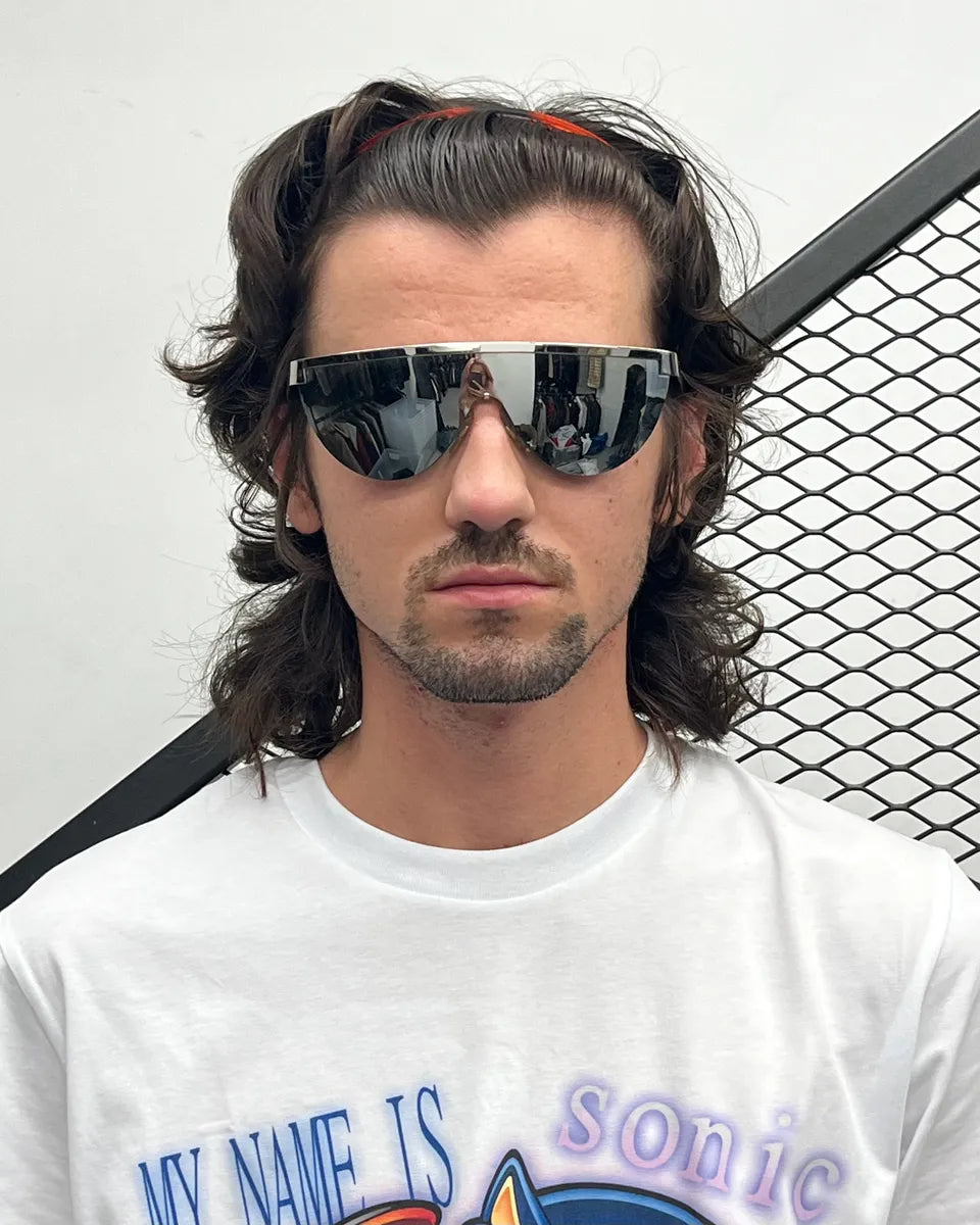 Gianfranco Ferré Silver Metal Shield Sunglasses MHtSnBZ 1