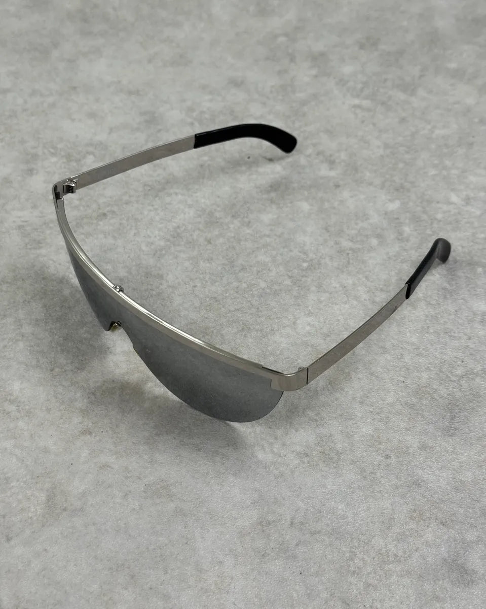 Gianfranco Ferré Silver Metal Shield Sunglasses MHtSnBZ 4