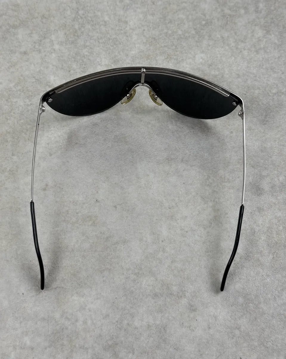 Gianfranco Ferré Silver Metal Shield Sunglasses MHtSnBZ 5