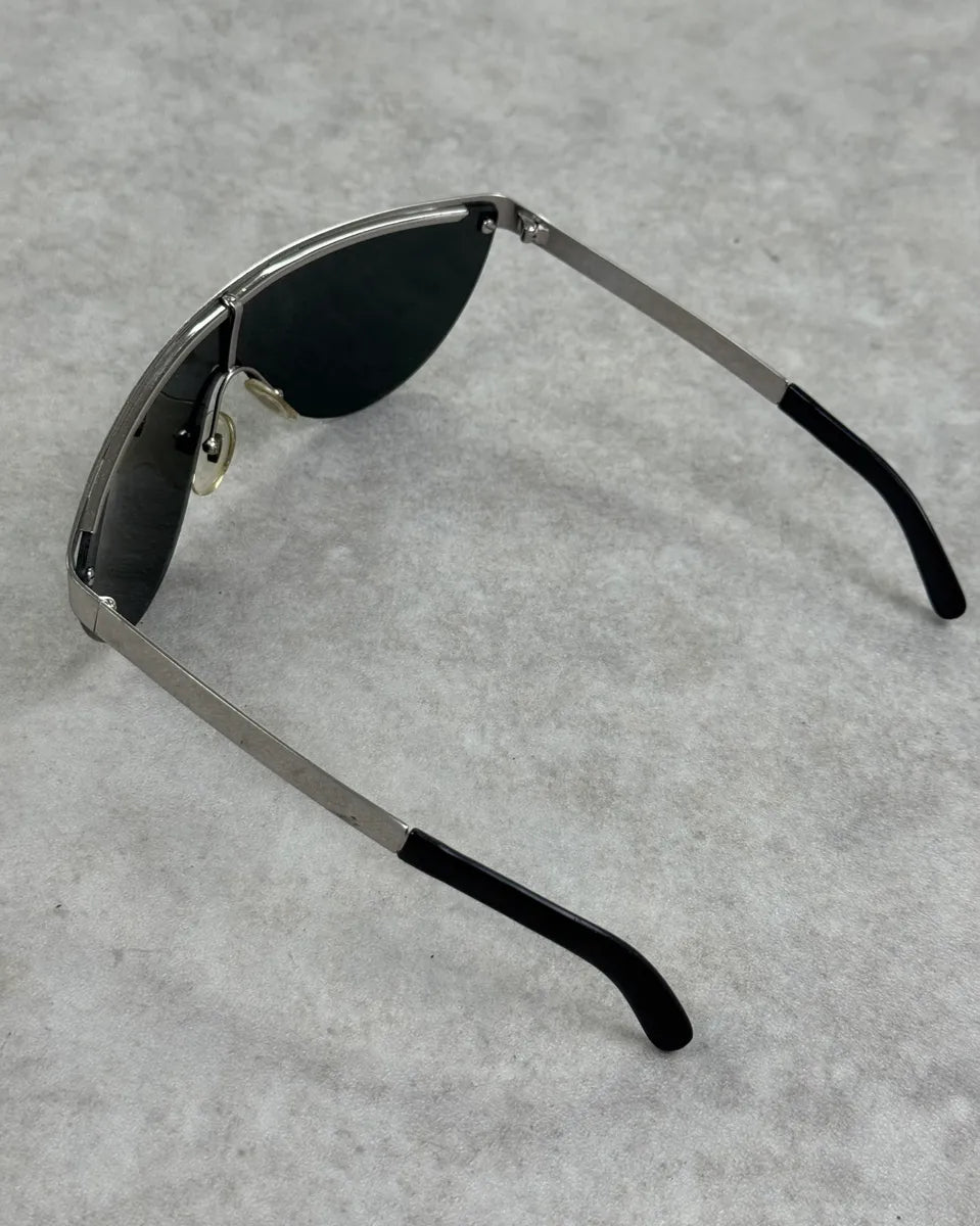 Gianfranco Ferré Silver Metal Shield Sunglasses MHtSnBZ 6