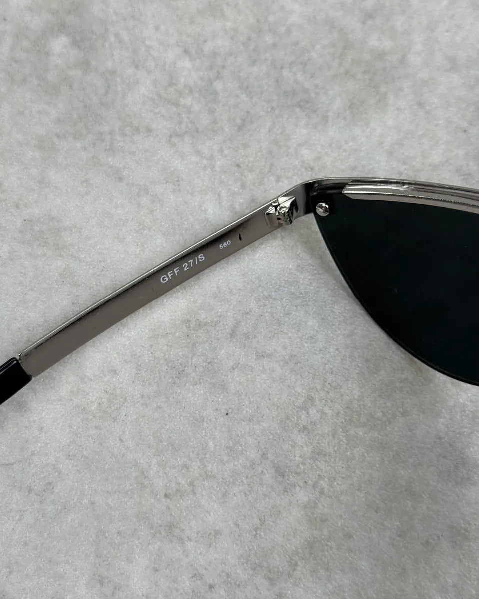 Gianfranco Ferré Silver Metal Shield Sunglasses MHtSnBZ 9