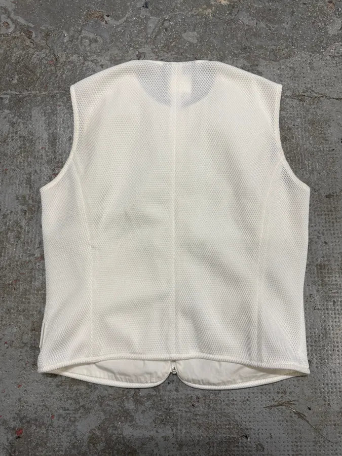 Gianfranco Ferré White Tactical Vest (XS/S) vuzxjQv 3