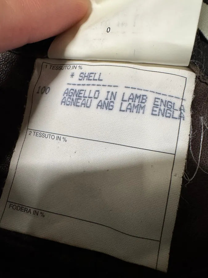 Gianfranco Ferre Brown Leather Pants (M) wAsKOBk 8