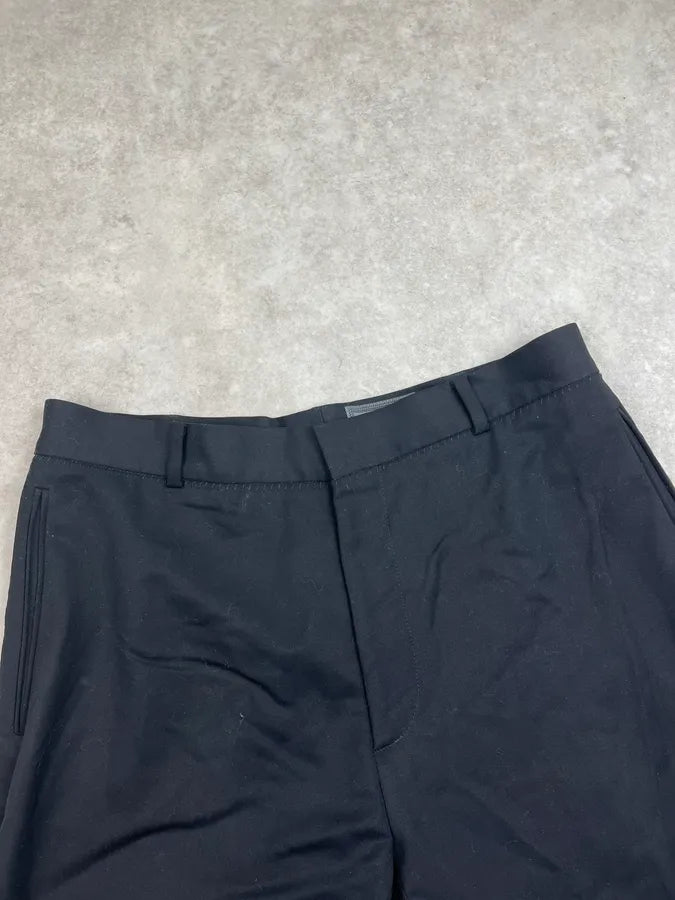 1990s Gianni Versace Black Large Wool Tailored Pants wQlefFv 5