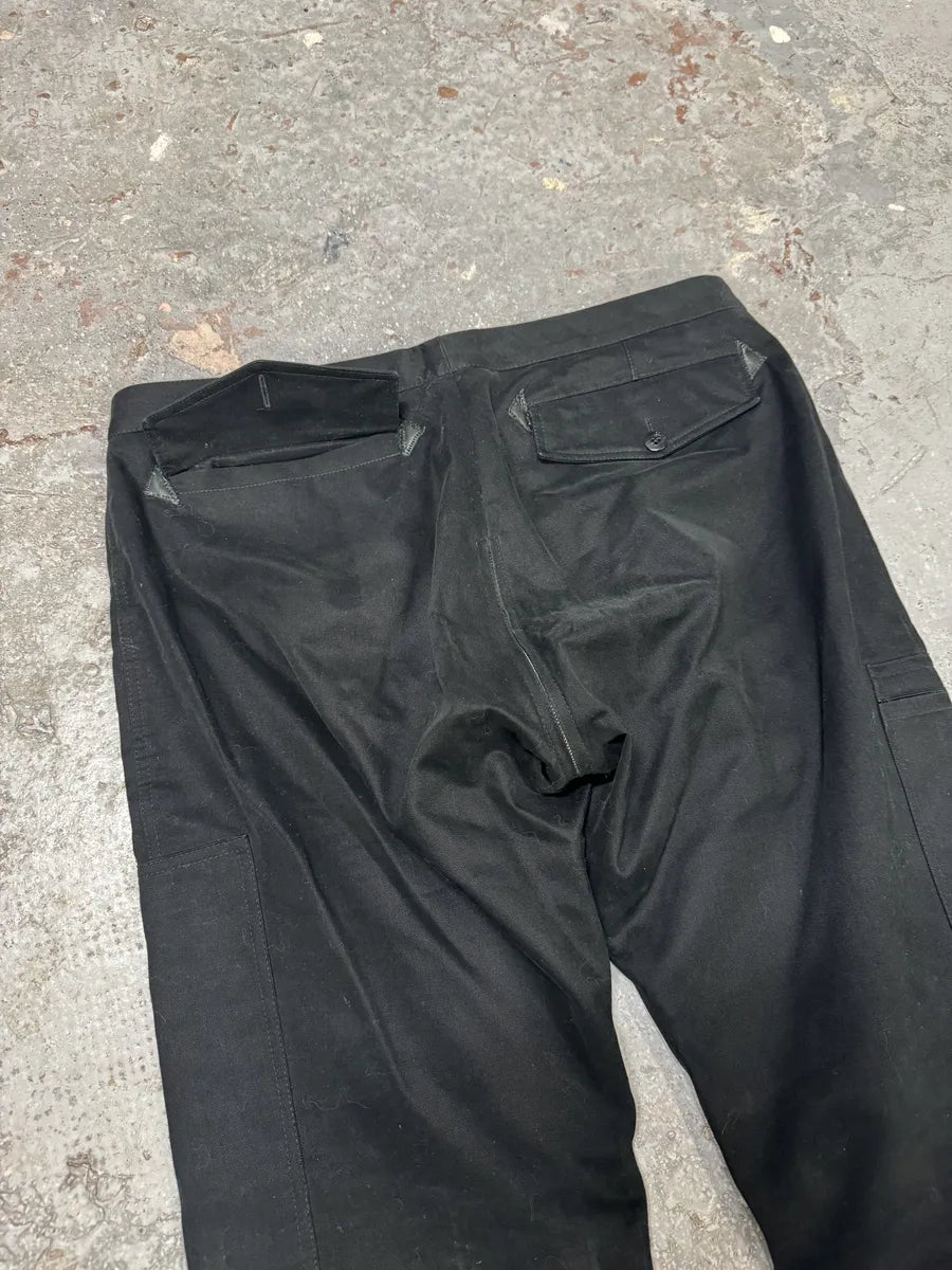 Gianni Versace Black Multi Zips Cargo Pants (L) 6