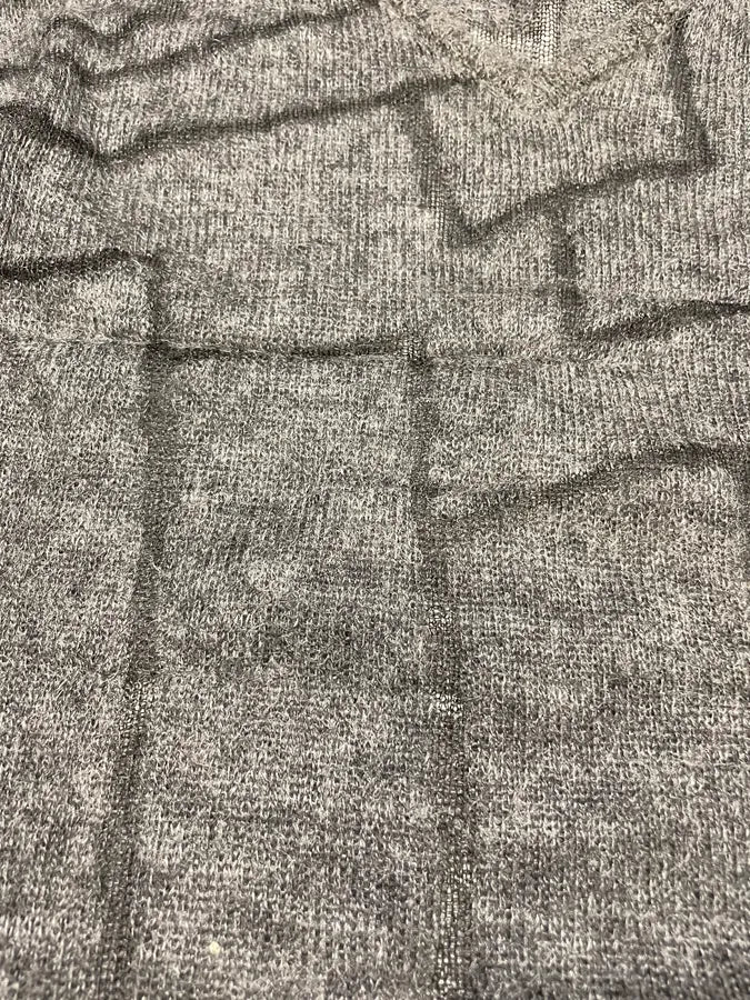 Gianni Versace Transparent Geometry Grey Sweater ZwLslVP 5