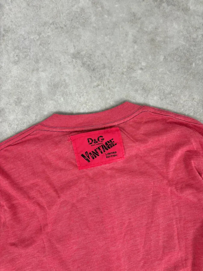 SS2006 Dolce & Gabbana “High Spirits 75” Graphic Henley Shirt QwmtxyB 5