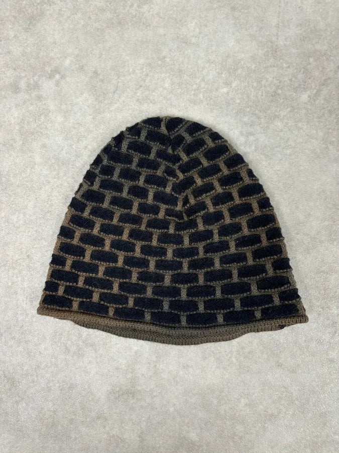 1980s Giorgio Armani Black Contemporary Beanie  yBTeQeH 0