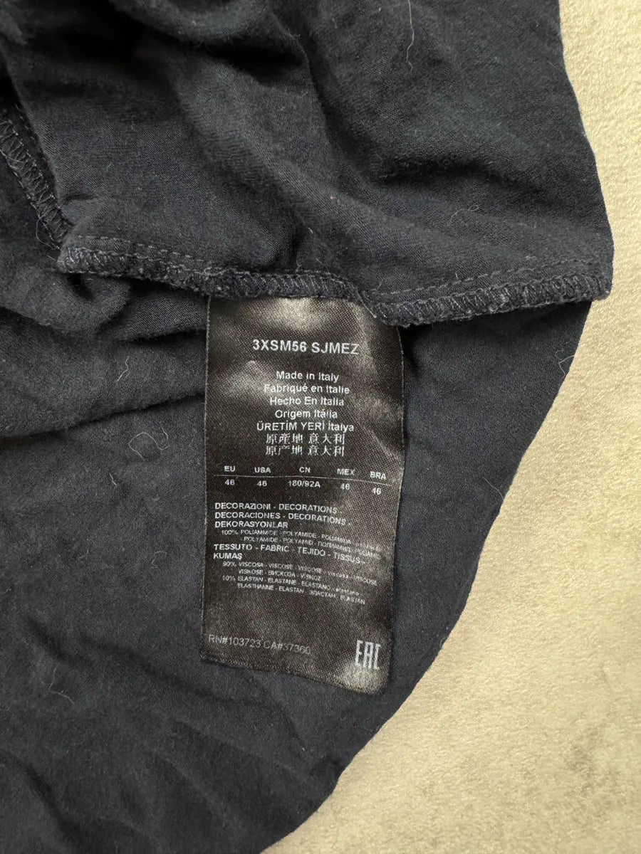 Giorgio Armani Navy Jacquard Longsleeve zWFUBlq 6