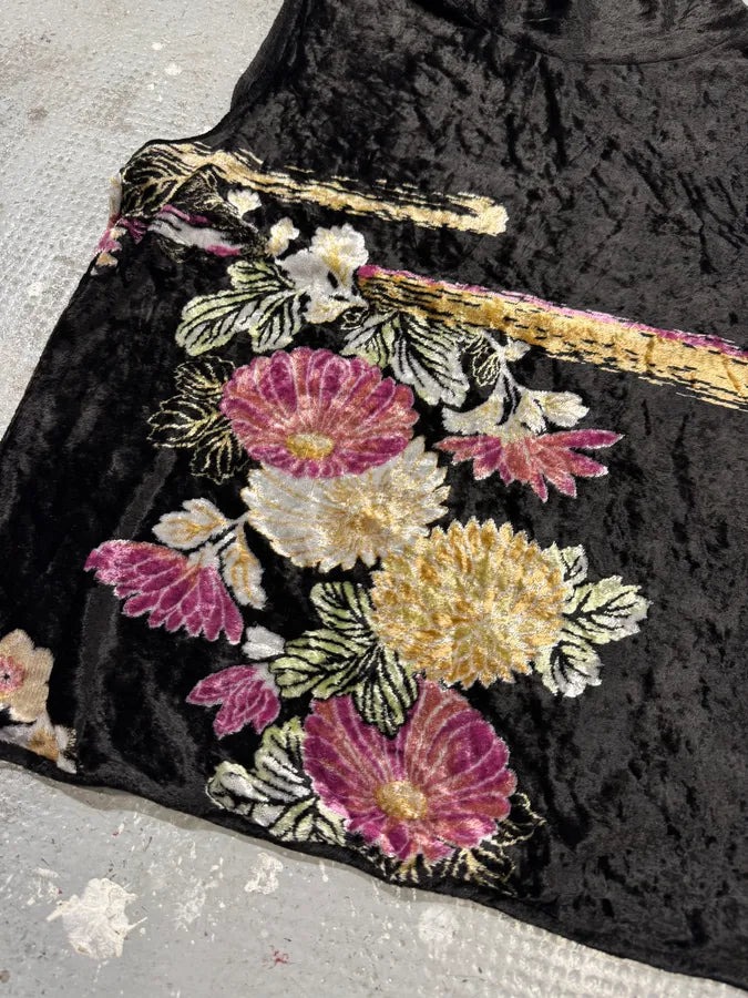 Giorgio Armani Flowers Velvet Tank Top (L) GOYtpBt 2