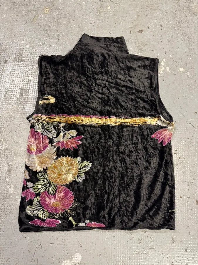 Giorgio Armani Flowers Velvet Tank Top (L) GOYtpBt 4
