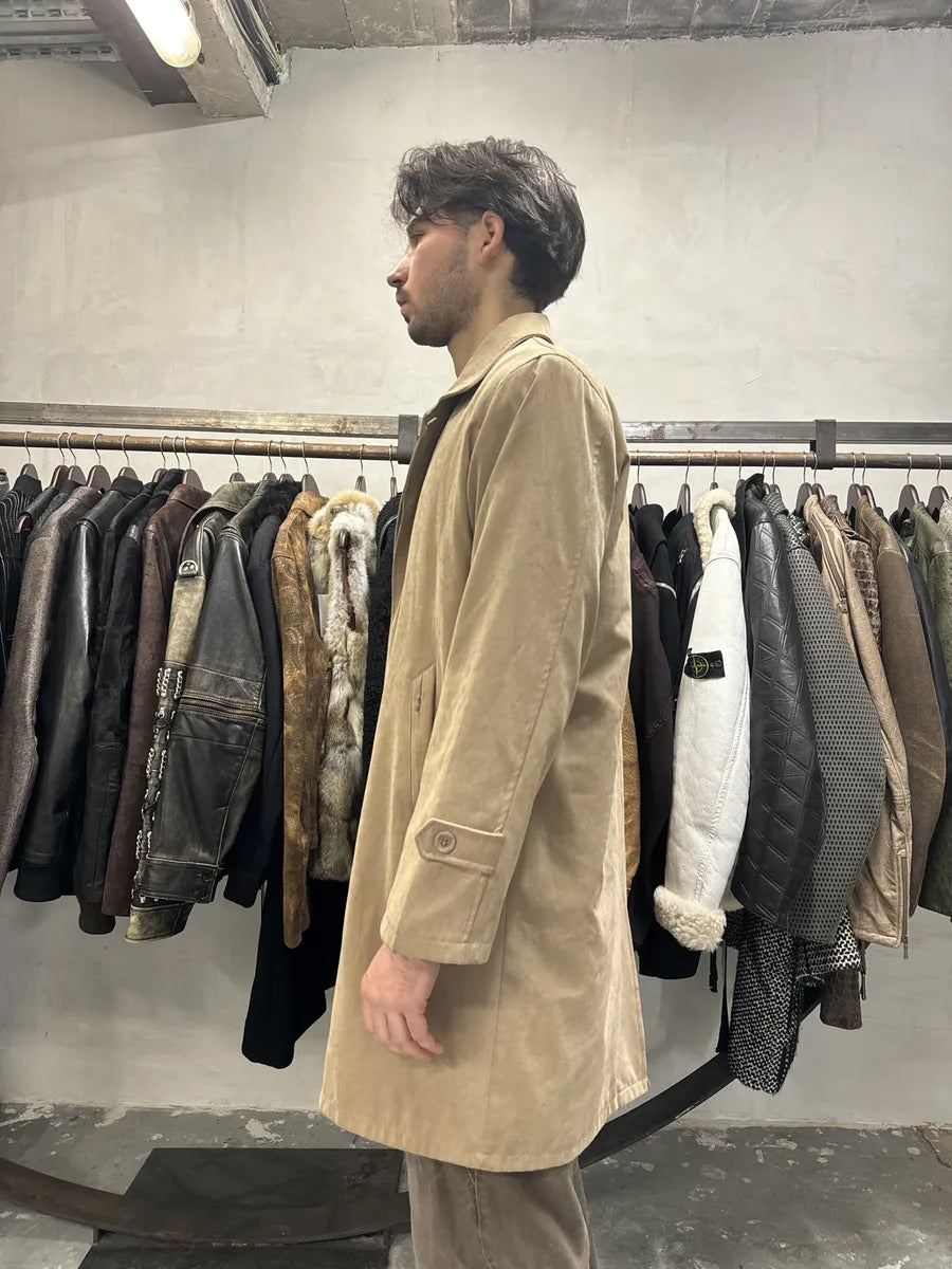 Giorgio Armani Long Beige Alpaga Jacket wHLDgTV 3