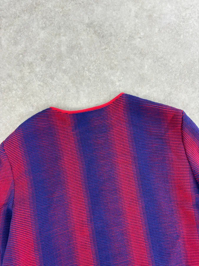 Giorgio Armani Red & Blue Gradient Zip-up Jacket cSitFgp 5