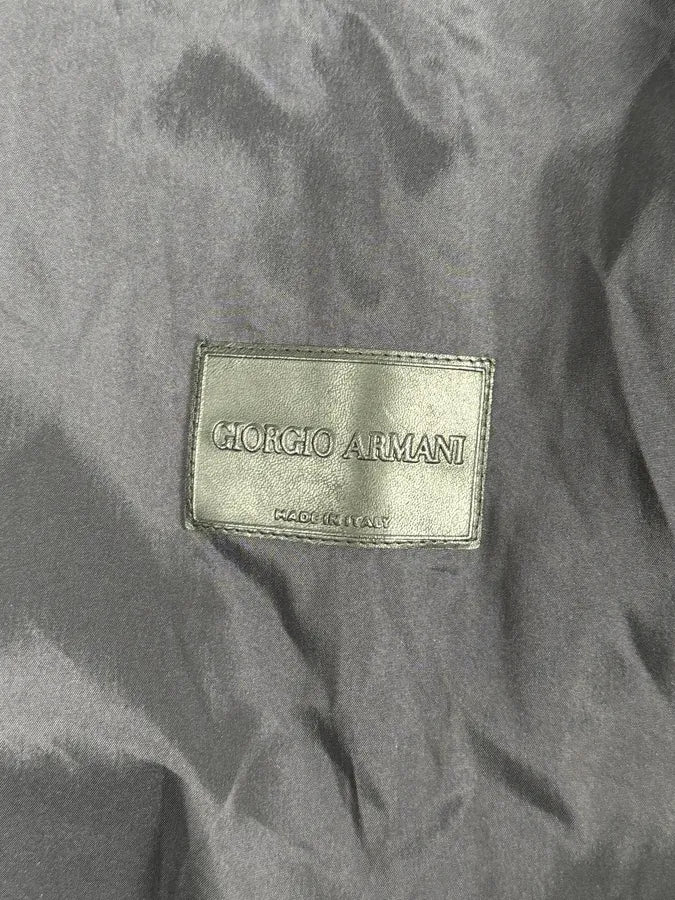 Giorgio Armany Navy Perfored Hooded Jacket UBjHMrS 10