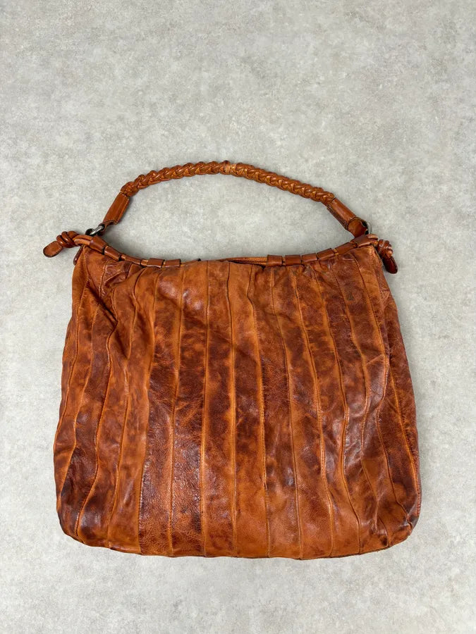 Giorgio Brato Brown Eroded Leather Bag YUNHsfB 4
