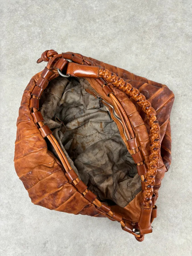 Giorgio Brato Brown Eroded Leather Bag YUNHsfB 6