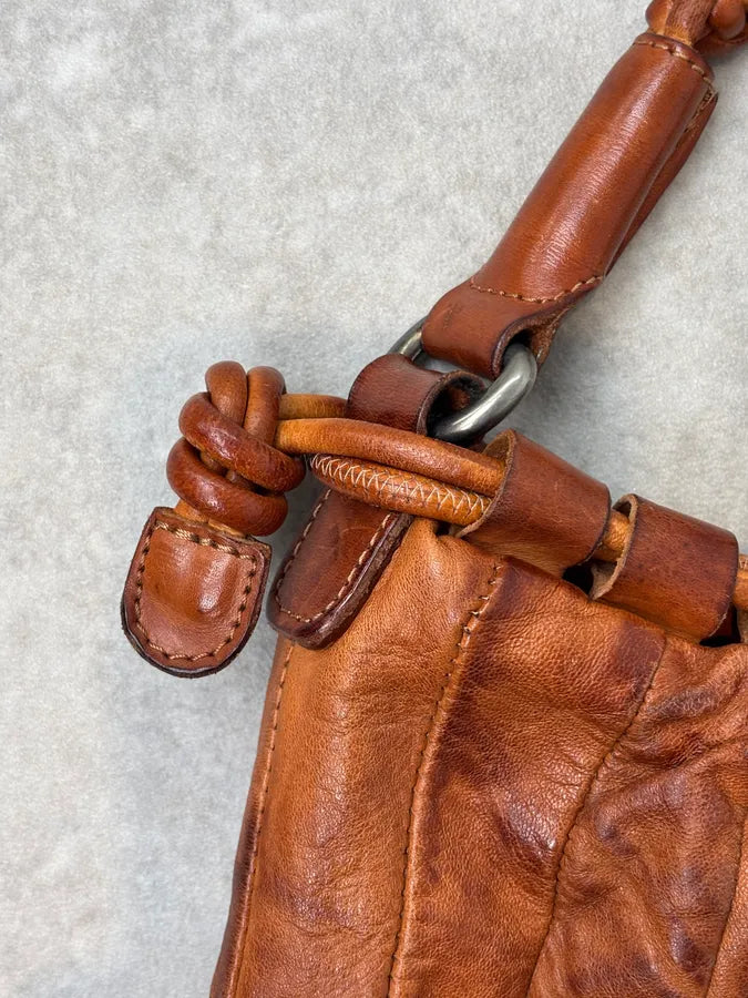 Giorgio Brato Brown Eroded Leather Bag ZiCFUZC 10
