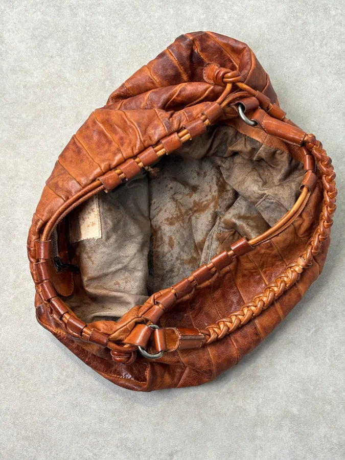 Giorgio Brato Brown Eroded Leather Bag ZiCFUZC 12