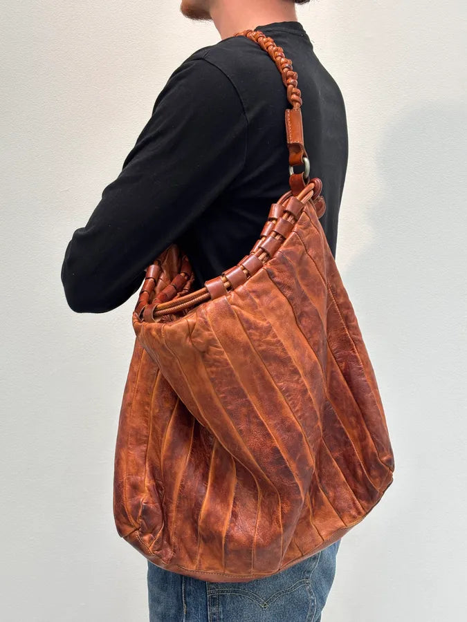 Giorgio Brato Brown Eroded Leather Bag ZiCFUZC 3