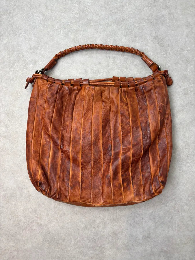 Giorgio Brato Brown Eroded Leather Bag ZiCFUZC 9