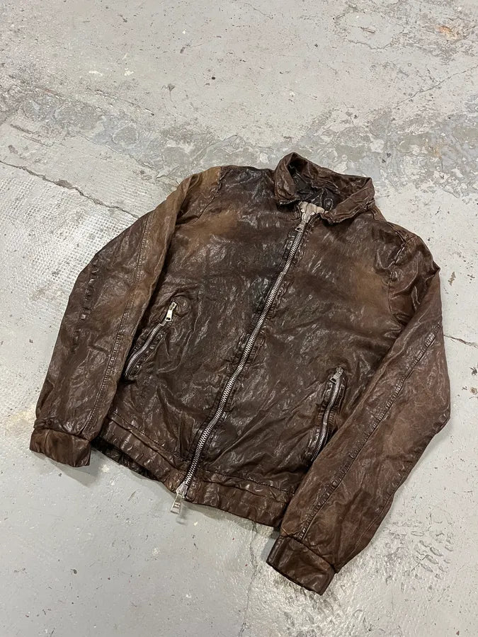 Giorgio Brato Brown Premium Leather Jacket GXivYEu 3