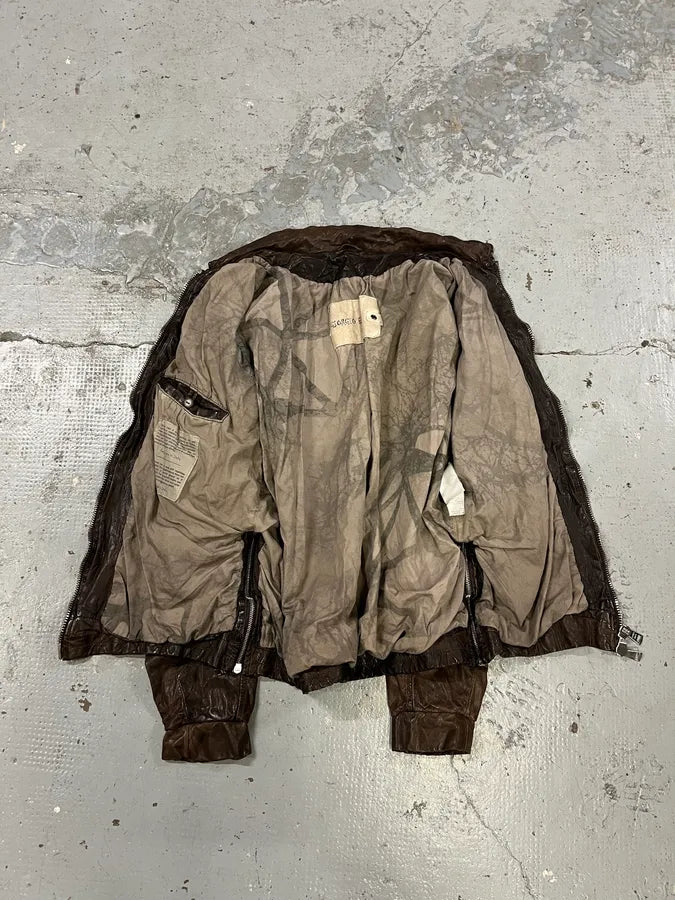 Giorgio Brato Brown Premium Leather Jacket GXivYEu 8